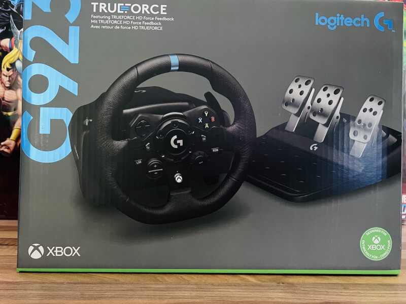 racing G923 wheel G Trueforce Shifter driving gamer Logitech simulation feedback.JPEG